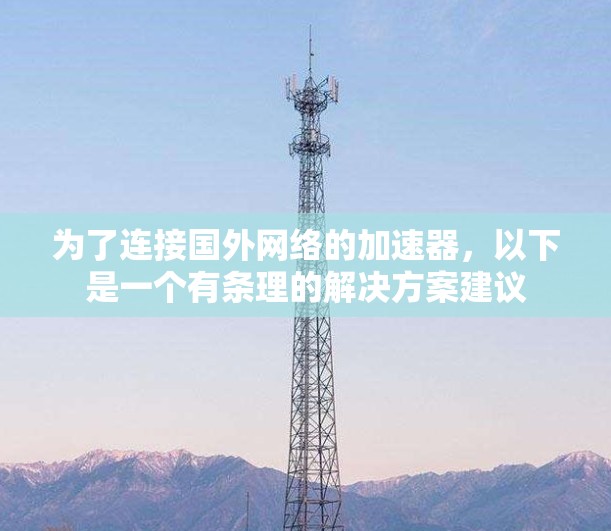 为了连接国外网络的加速器，以下是一个有条理的解决方案建议