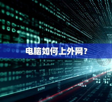 电脑如何上外网？