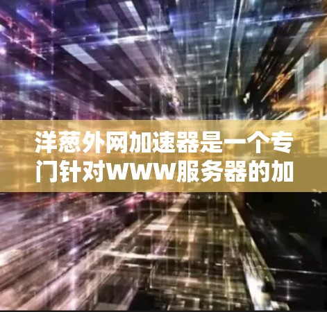 洋葱外网加速器是一个专门针对WWW服务器的加速工具，旨在加快WWW连接的速度并提供加密和缓存优化功能。以下是详细的使用指南