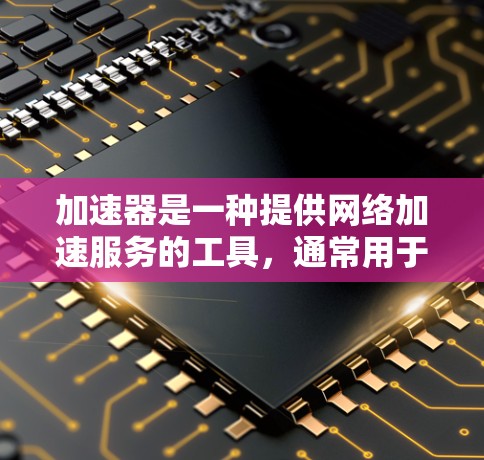 加速器是一种提供网络加速服务的工具，通常用于提高下载速度和加载时间。以下是关于加速器的详细分析和建议