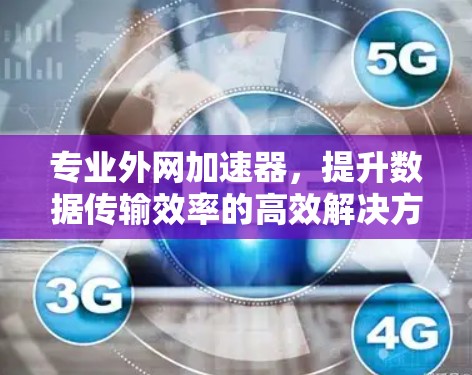 专业外网加速器，提升数据传输效率的高效解决方案