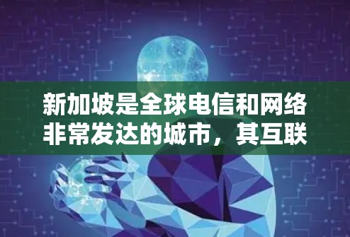 新加坡是全球电信和网络非常发达的城市，其互联网服务网络（IPN）和电信网络非常发达，提供了丰富的数据传输和连接选择。如果你在新加坡使用外网加速器，以下是一些可能适合你的解决方案