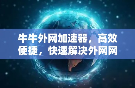 牛牛外网加速器，高效便捷，快速解决外网网络问题