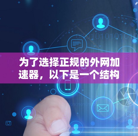 为了选择正规的外网加速器，以下是一个结构化和清晰的指南