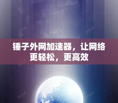 锤子外网加速器，让网络更轻松，更高效