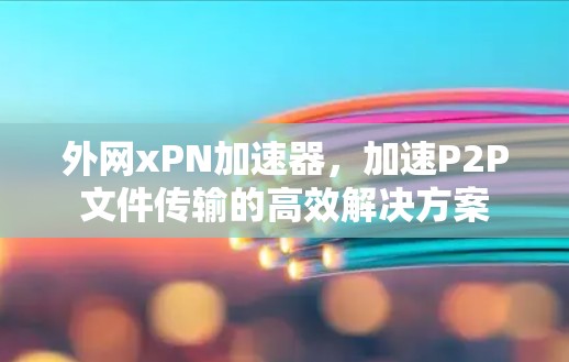 外网xPN加速器，加速P2P文件传输的高效解决方案