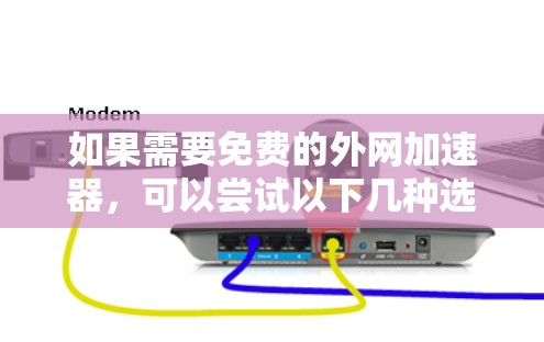 如果需要免费的外网加速器，可以尝试以下几种选择