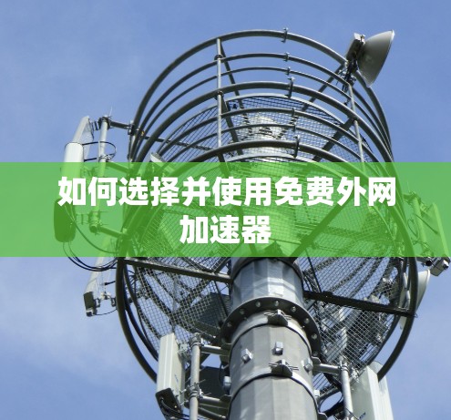 如何选择并使用免费外网加速器