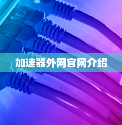 加速器外网官网介绍