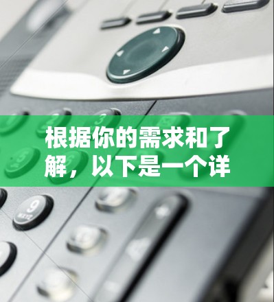 根据你的需求和了解，以下是一个详细的使用步骤和考虑因素
