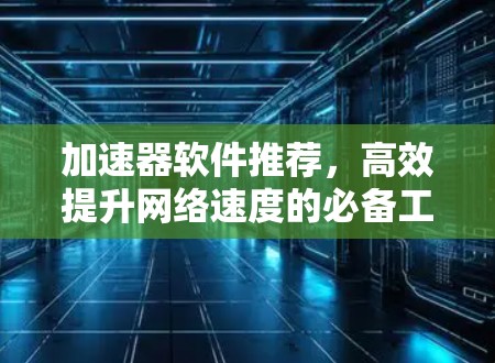 加速器软件推荐，高效提升网络速度的必备工具