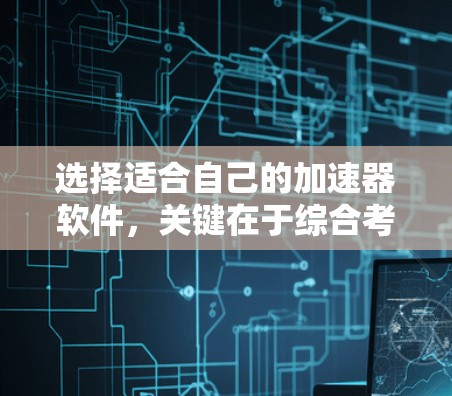 选择适合自己的加速器软件，关键在于综合考虑功能、价格、用户评价、易用性以及具体需求。以下是一个有条理的推荐和建议