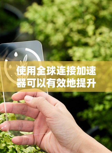 使用全球连接加速器可以有效地提升你的网络连接体验，尤其是在需要快速上网的情况下。以下是一个详细且有条理的使用指南