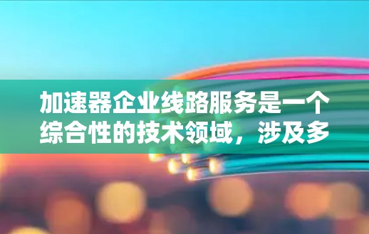 加速器企业线路服务是一个综合性的技术领域，涉及多个行业的优化与提升。以下是对该领域的详细分析和总结