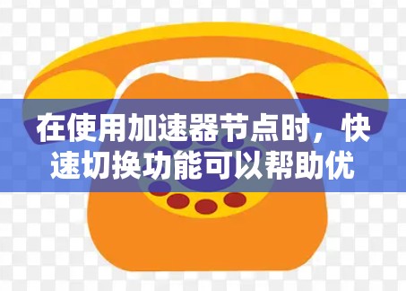 在使用加速器节点时，快速切换功能可以帮助优化性能。以下是详细的步骤指南