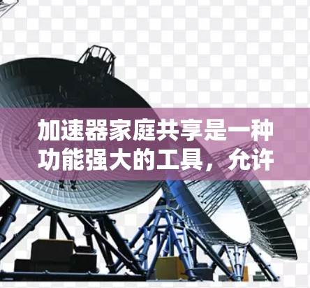 加速器家庭共享是一种功能强大的工具，允许用户在一个设备上同时连接多个加速器。以下是其功能的详细解释