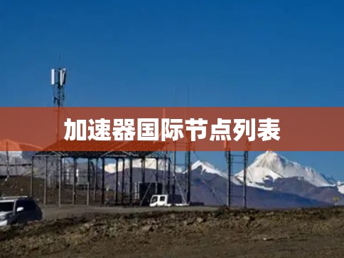 加速器国际节点列表
