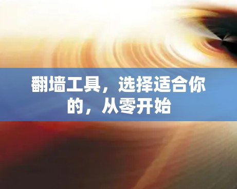 翻墙工具，选择适合你的，从零开始