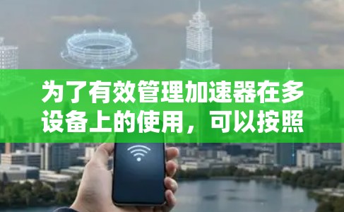 为了有效管理加速器在多设备上的使用，可以按照以下步骤进行