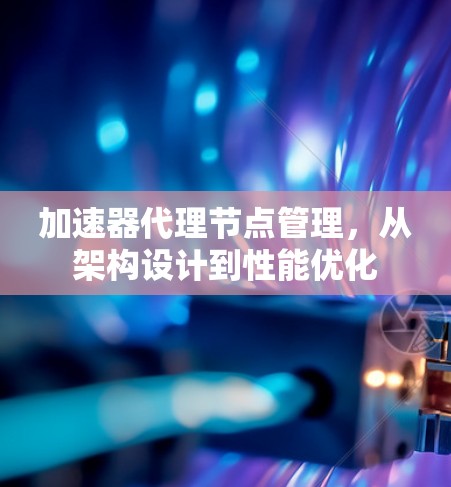 加速器代理节点管理，从架构设计到性能优化