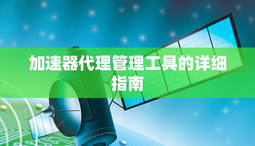 加速器代理管理工具的详细指南
