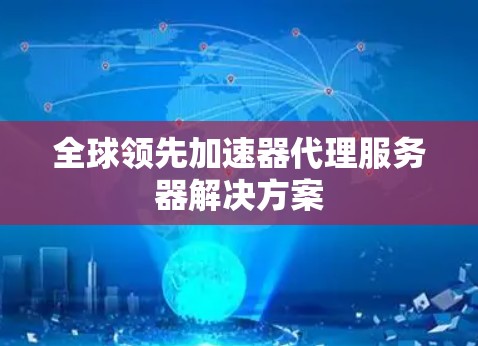 全球领先加速器代理服务器解决方案