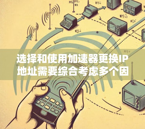 选择和使用加速器更换IP地址需要综合考虑多个因素，以下是一个结构化的指南，帮助您更好地进行操作