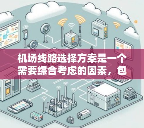 机场线路选择方案是一个需要综合考虑的因素，包括交通便利性、距离、成本、地理位置、乘客偏好、周边环境等多个方面。以下是一个综合性的机场线路选择方案，供你参考