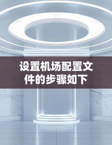 设置机场配置文件的步骤如下