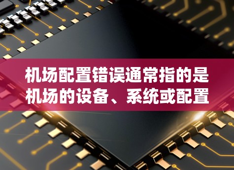 机场配置错误通常指的是机场的设备、系统或配置出现了问题，导致机场运行不稳定或不可用。以下是一些可能涉及机场配置错误的问题及其解决方案