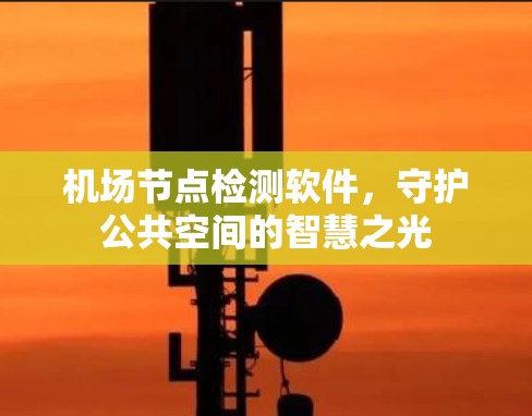 机场节点检测软件，守护公共空间的智慧之光