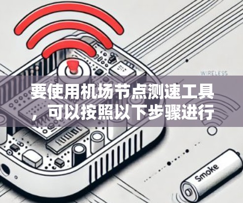 要使用机场节点测速工具，可以按照以下步骤进行