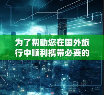 为了帮助您在国外旅行中顺利携带必要的工具，以下是一步步的下载流程和工具推荐