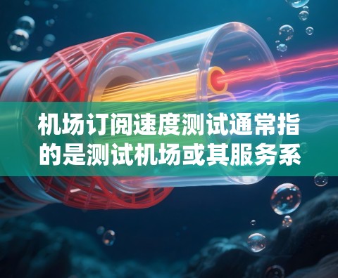 机场订阅速度测试通常指的是测试机场或其服务系统在处理订阅请求时的响应速度和效率。以下是关于机场订阅速度测试的一些常见步骤和建议