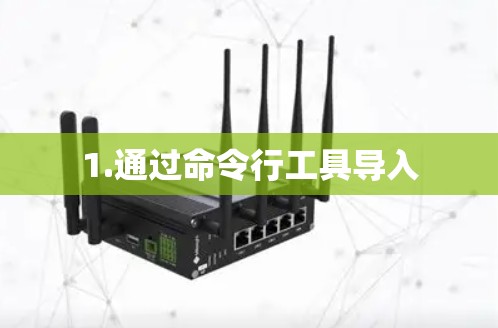 1.通过命令行工具导入