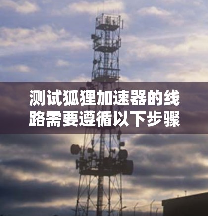 测试狐狸加速器的线路需要遵循以下步骤