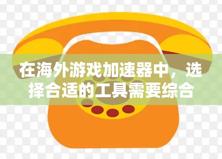 在海外游戏加速器中，选择合适的工具需要综合考虑用户的具体需求、安全性和性能。以下是一些推荐和注意事项