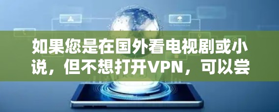 如果您是在国外看电视剧或小说，但不想打开VPN，可以尝试以下几种方法