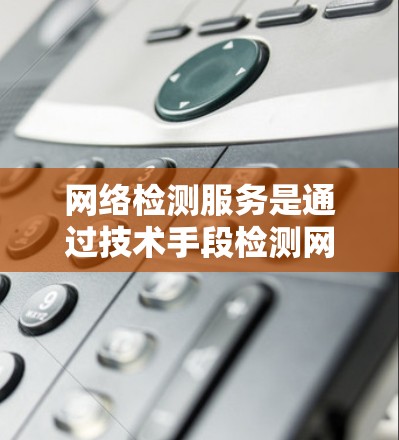 网络检测服务是通过技术手段检测网络中的异常活动，如恶意软件或网络攻击的工具。以下是关于这些服务的详细分析