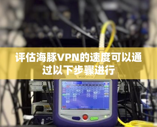评估海豚VPN的速度可以通过以下步骤进行