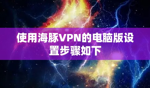使用海豚VPN的电脑版设置步骤如下 使用海豚VPN的电脑版设置步骤如下
