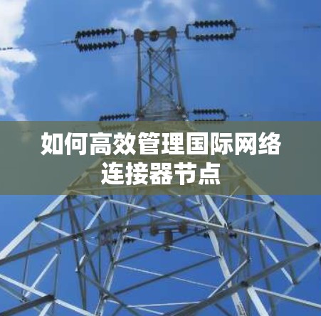 如何高效管理国际网络连接器节点 如何高效管理国际网络连接器节点