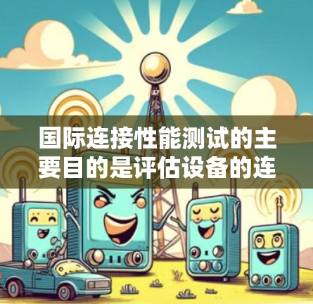 国际连接性能测试的主要目的是评估设备的连接性能，以确保其符合82.11a、82.11b、82.11c、82.11d等无线通信标准。测试结果可以用于设备的适配、升级或更新，以提高网络性能和可靠性
