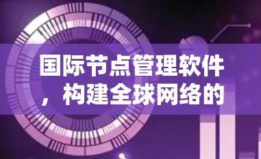 国际节点管理软件，构建全球网络的桥梁